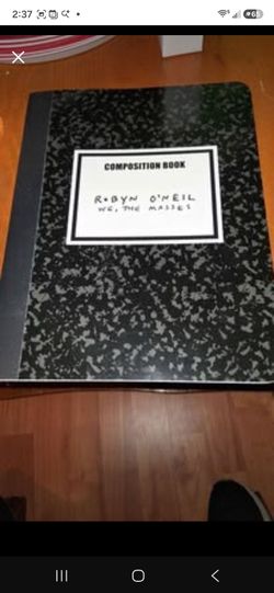 Robyn O'Neil – We, The Masses Composition Book