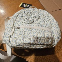 Art Class Mini Flowered Back Pack