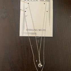 Brand New Soccer Mom Necklace (2 Pieces)