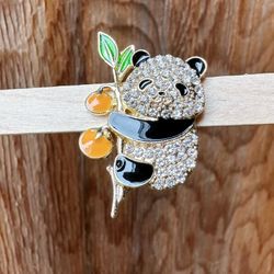New Panda Brooch 