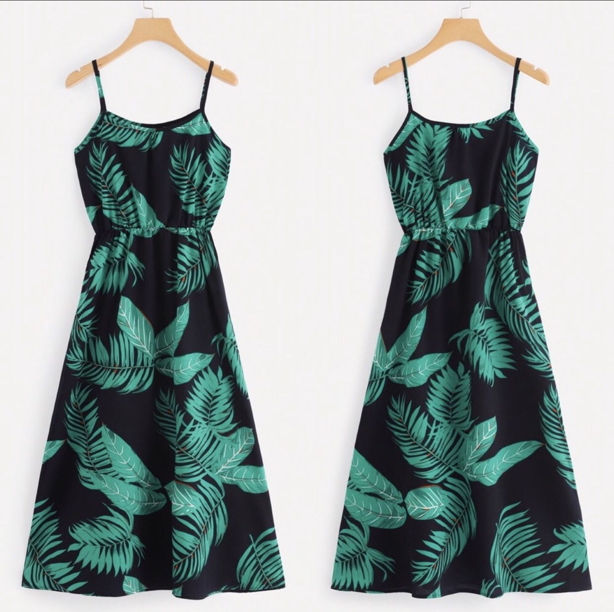 NEW Tropical Leaf sundress-Medium
