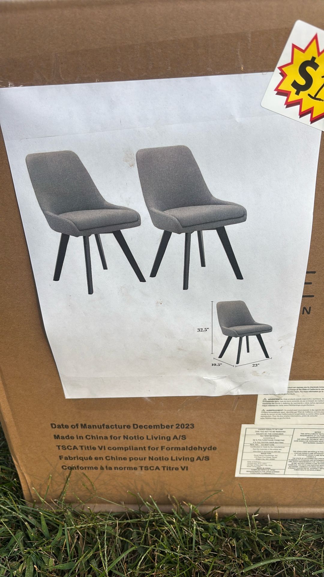2 Chair Set
