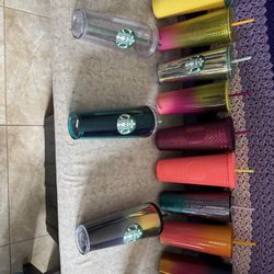 12 Studded & Smooth Starbucks 24oz Tumblers 