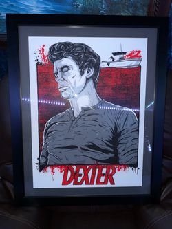 Dexter “Bay Harbor Butcher” Framed Print Bottleneck Gallery Mondo