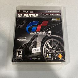 Gran Turismo 5 XL Edition PS3 Playstation 3 Video Game
