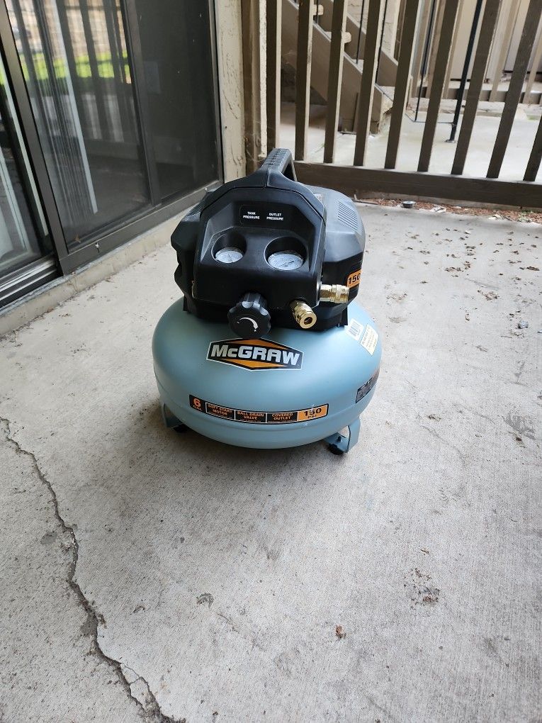 McGraw Compressor 6 Gallon Pancake