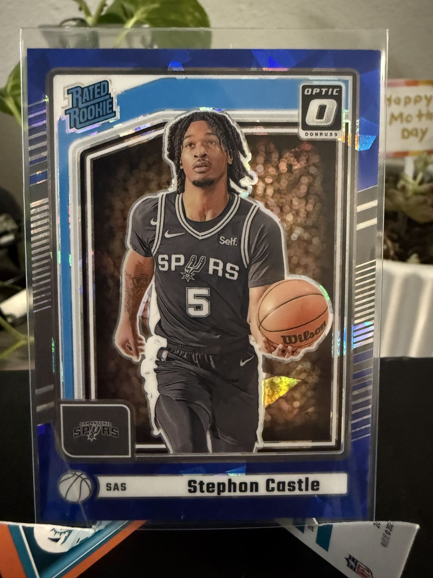 Stephon Castle Rated Rookie Blue Cracked Ice