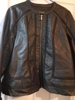 Baccini faux leather women jacket 1x