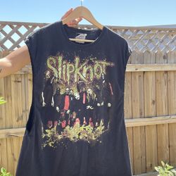 Vintage SlipKnot Graphic tee. It’s extremely distressed due to age.