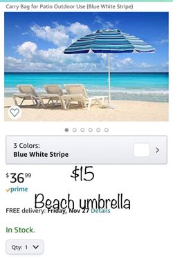 Beach Umbrella Brand New Get It While You Can