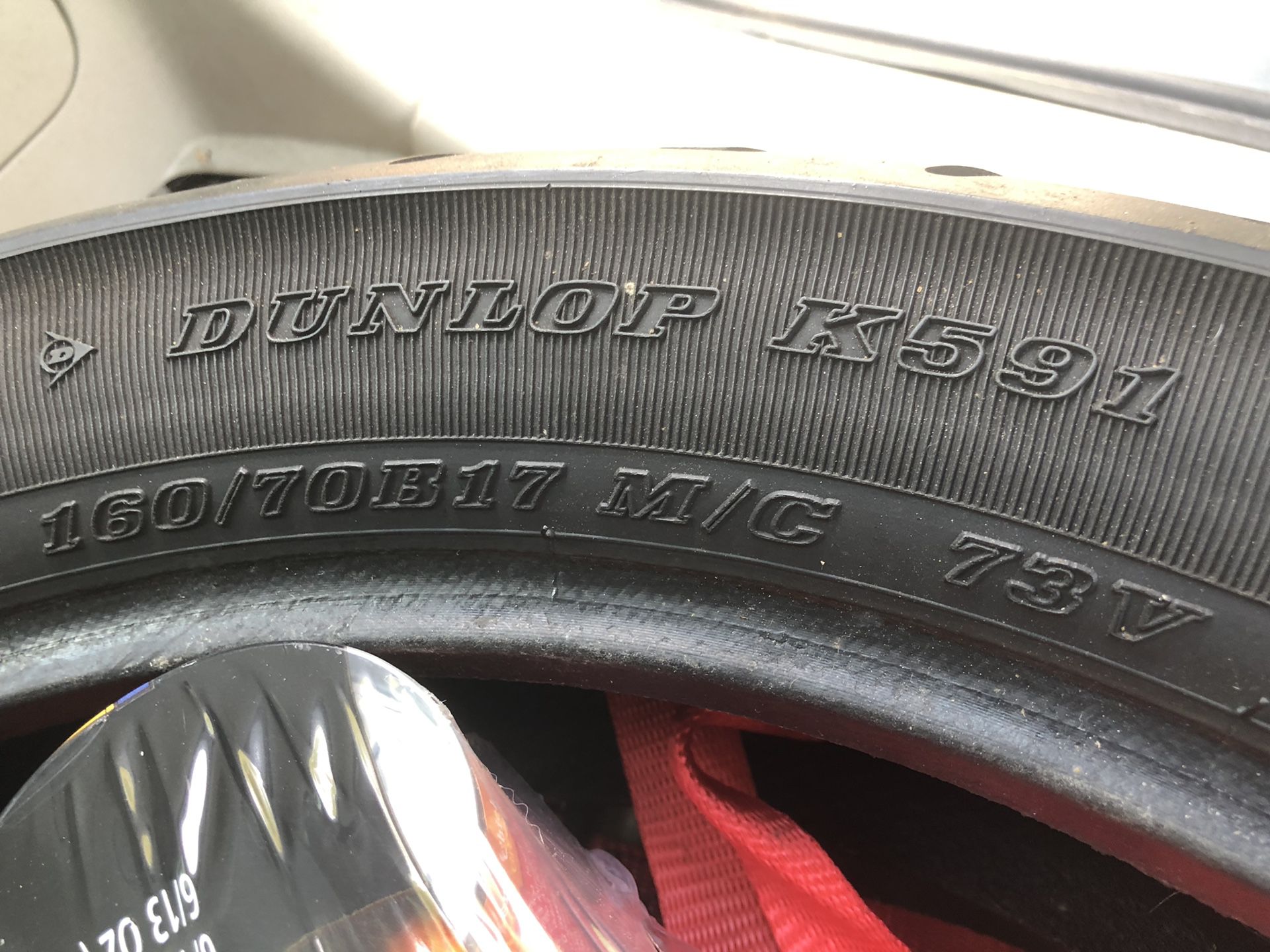 Free Dunlop Motorcycle Tire