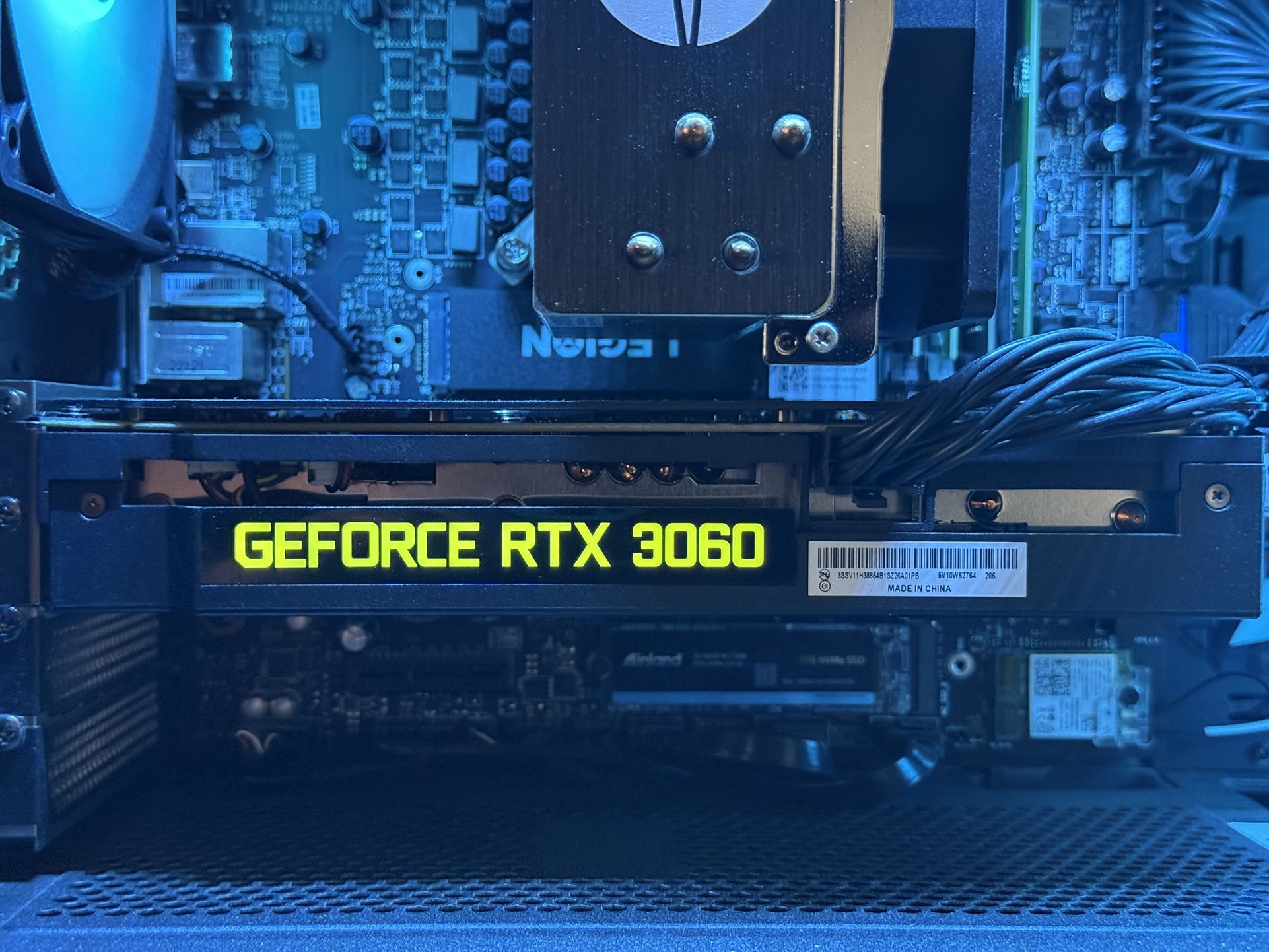 GEFORCE NVIDIA RTX 3060 Graphics Card 12GB GDDR6 3 DisplayPorts HDMI 5V10W62764