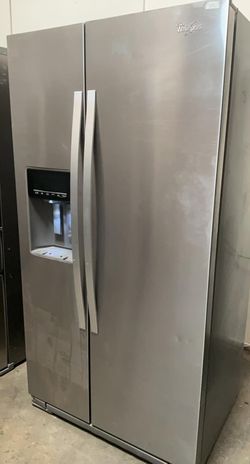 Whirlpool Side-by-Side Stainless Steel Refrigerator
