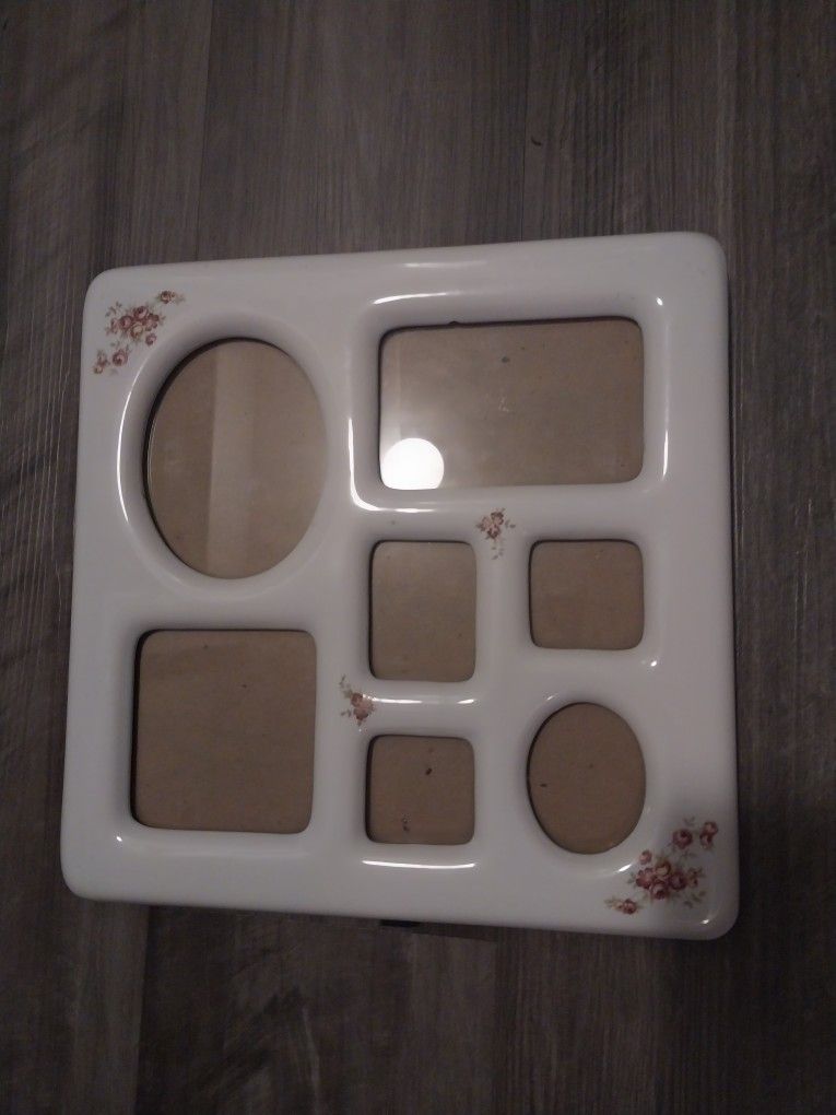 Vintage Porcelain Frame