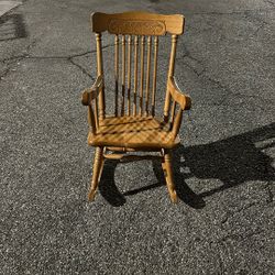 Solid Wooden Chair For Child