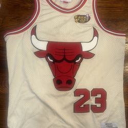 Michael Jordan Chicago Bulls Logo Jersey Sz M 