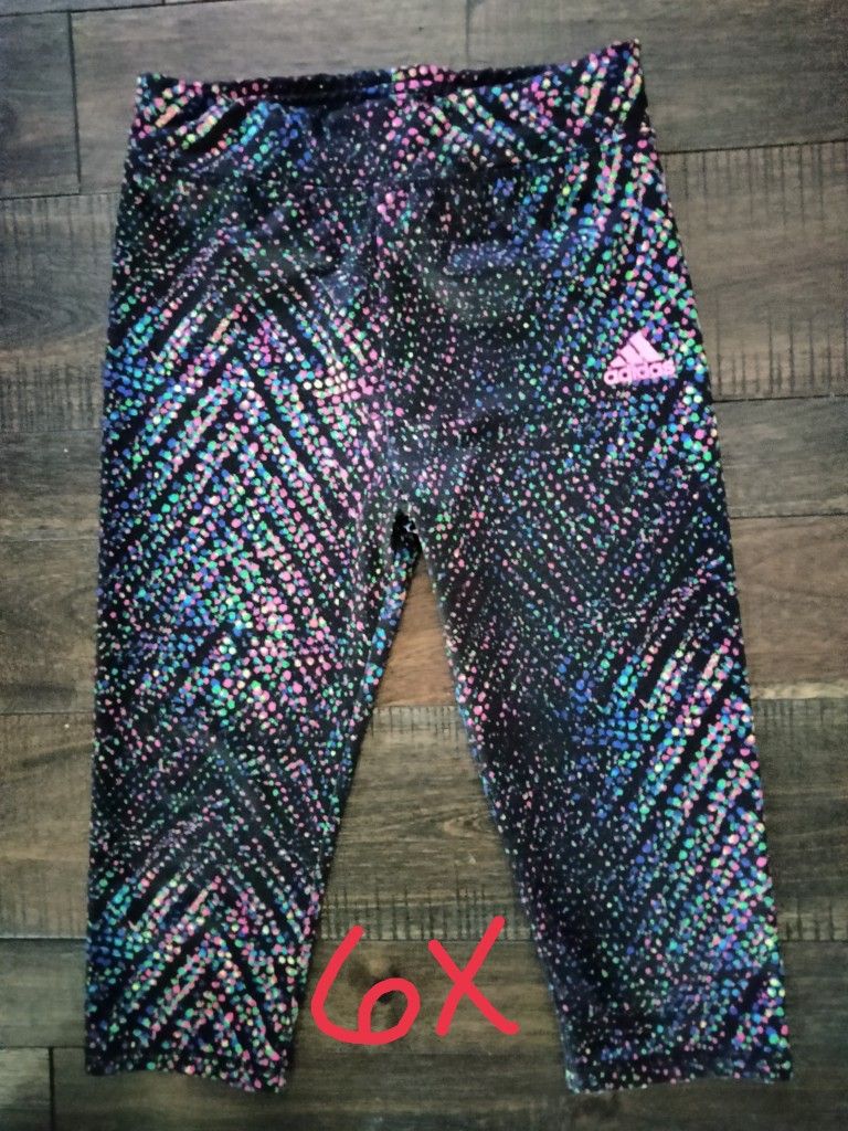 Girls size 6X Adidas leggings