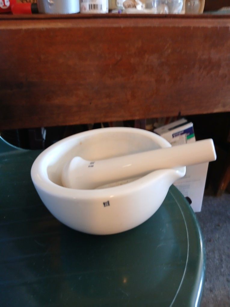 Vintage Mortar And Pestle