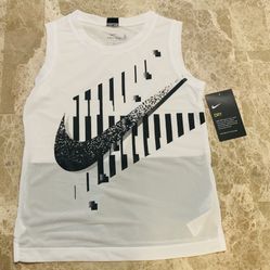 Nike Sleeveless DRI-FIT Tee Boys Size 6