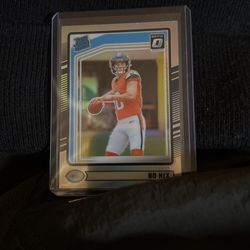 Bo Nix Rated Rookie Optic Holo Preview