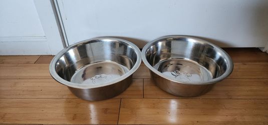 Stainless Steel Dog and Cat Bowl Set - Big size
