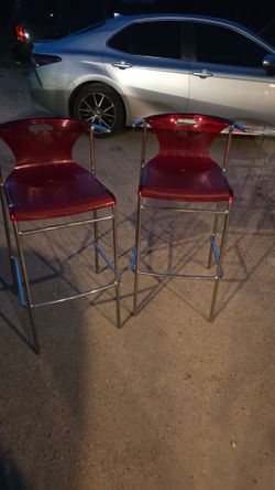 Red chairs