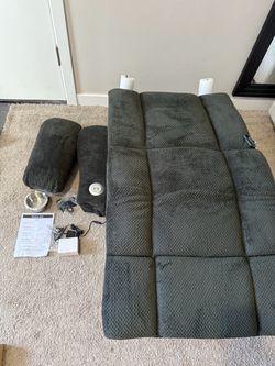 Dark Gray Recliner Chair Seat Section Only one part, not a complete sofa.