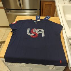 Polo Ralph Lauren Olympic t-shirts ladies size large
