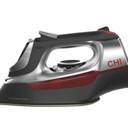 CHI Electronic Steam Iron with Retractable Cord.  