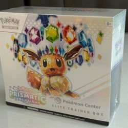 Pokemon Center Elite Trainer Box PC ETB Prismatic Evolutions