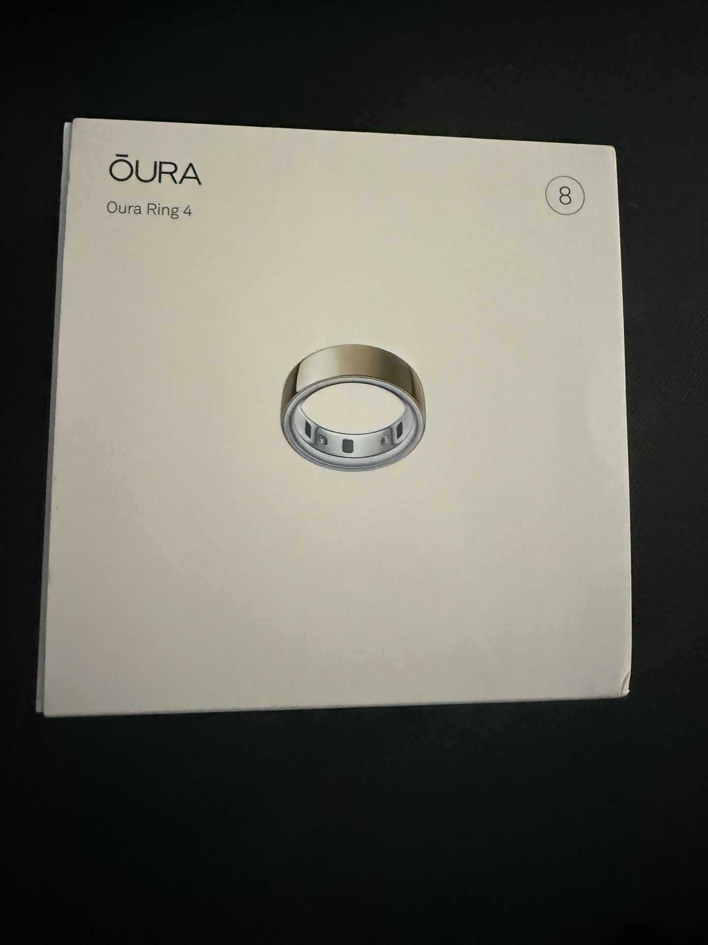 OURA Ring 4 Gold size 8