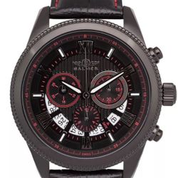 Men’s Balmer Roman Numerals Swiss Black Watch