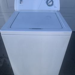 White Old School 24 Inch Wide Whirlpool Washer