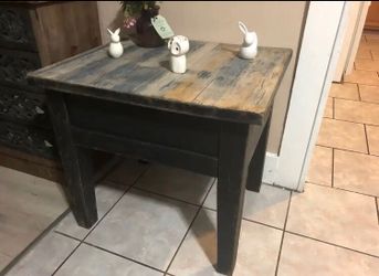 Rustic solid wood table