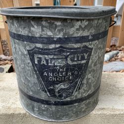 Vintage Falls City Bait Bucket