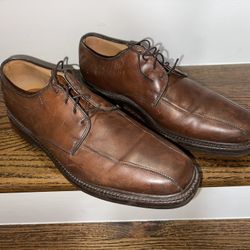 Allen Edmonds Shoes | Allen Edmonds Sz 7.5d Shoes Warren Bicycle Toe Blucher Oxford Brown Leather 2292 | Color: Brown | Size: 7.5 