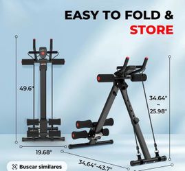 RELIFESPORTS Foldable Ab Exercise Machine -
