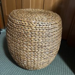MCM seagrass drum stool /footstool / Side Table