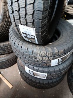 New set of tires 265 70 16 all terrain
