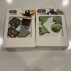 Mandalorian-baby Yoda Pins