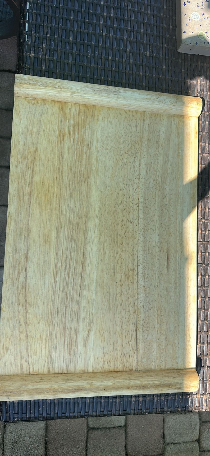 Acacia wood cutting board  21 in x 13 in