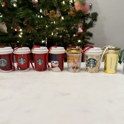 Starbucks Ornaments 