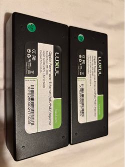 Luxul Gigabit poe/poe+ injector