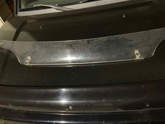 Oem civic clear hood deflecter