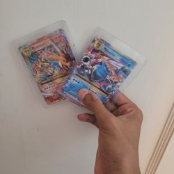 Mega Charzard ex  And Mega blastoise Ex  Evolutions 