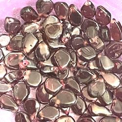 Lot Of 35 8-9mm Garnet Teardrop Beads