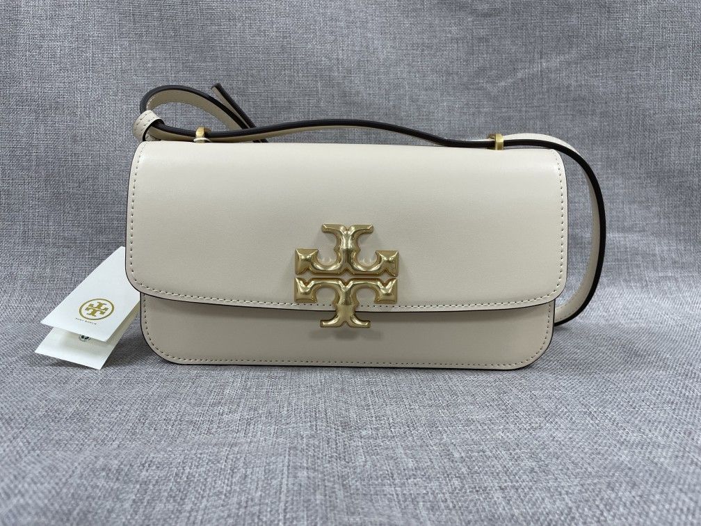 Tory Burch Small Eleanor Rectangular Bag Cream
