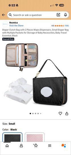 Diaper Clutch Bag