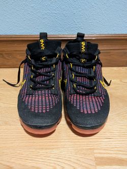 Nike Air VaporMax Flyknit 2 Red and Blue trainers