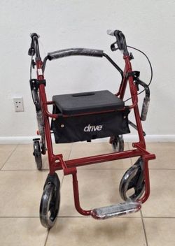 Duet Folding Transport Wheelchair and Rollator Walker
